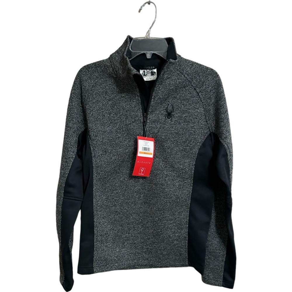 Mens Spyder 1/4 zip pullover